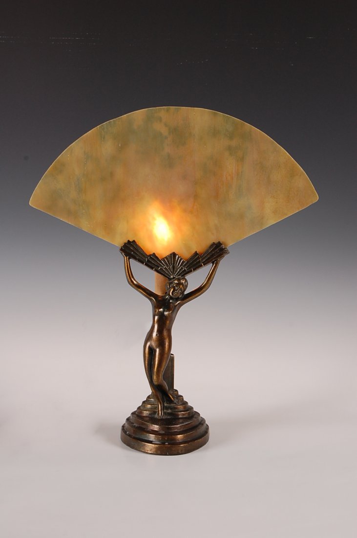 art deco nude lamp Art deco nude lamp